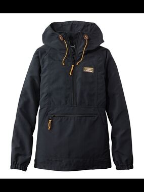 L.L.Bean Women's Mountain Classic Anorak Black